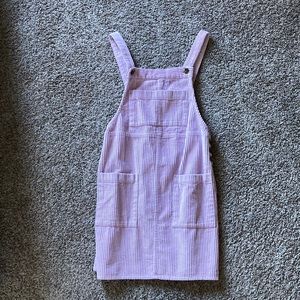Lavender overall dress